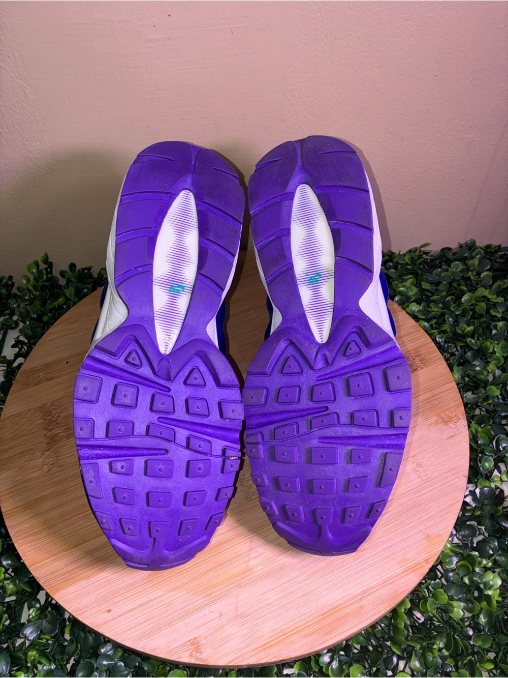 🔥 NIKE AIR MAX 95 GYM NEPTUNE GS SNEAKER SIZE YOUTH 6.5 WOMENS 7.5 307565-412 - Picture 7 of 9